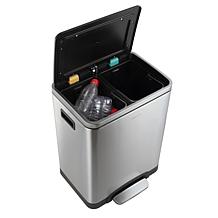 happimess Elmo 7.9-Gallon Double Bucket Trash Can with Soft-Close Lid
