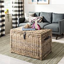 happimess Michael 35" Wicker Storage Trunk