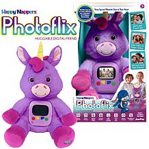 Happy Nappers: Photoflix - Viewer Plush Toy, Beebee Purple Unicorn
