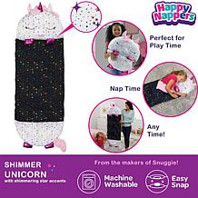 Happy Nappers: Pillow & Sleepy Sack Large - Shimmer Unicorn, 66 x 30"