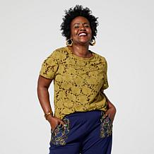 Harlem's Fashion Row x In Earnest by Byron Lars Burnout Top