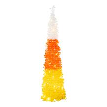 Harvest Lane Halloween 71" Pop-Up Tinsel Tree with 6-Hour Timer