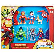 Hasbro Marvel Iron Man and His Awesome Friends Armored Up Avengers ...