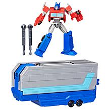Hasbro Transformers EarthSpark Optimus Prime Battle Trailer Playset