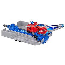 Hasbro Transformers EarthSpark Optimus Prime Battle Trailer Playset