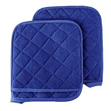 Hastings Home 2pc Oversized Heat Resistant Quilted Cotton Pot Holders