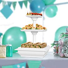 Hastings Home 3-Tier Cupcake Dessert Stand Tray