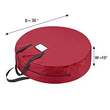 Hastings Home 36” Round Artificial Wreath Storage Bag