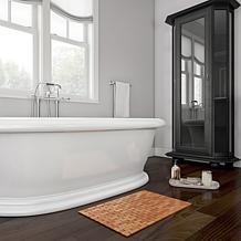 Hastings Home Bamboo Non-Slip Bath and Shower Mat - Tan
