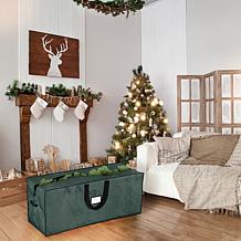 Hastings Home Christmas Waterproof Bag, Green - Set of 2