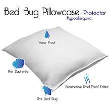 Hastings Home Cotton Bed Bug & Dust Mite Pillow Protector- King, White