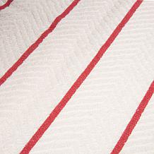 Hastings Home Cotton Dish Cloths, White with Colored Stripes 16-Pack