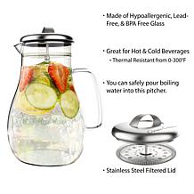Hastings Home Glass Pitcher - 64oz.