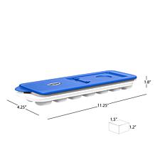 Hastings Home Ice Cube Trays with Lids Set of 2