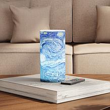 Hastings Home LED Starry Night Vanilla Scented Candle with Remote