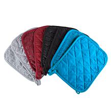 Hastings Home Pot Holder Set with Silicone Grip 2-Pack