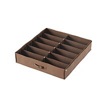 Hastings Home Under Bed Shoe Storage Organizer - Brown
