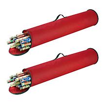 Hastings Home Wrapping Paper Storage Bag for up to 40” Rolls 2-Pack