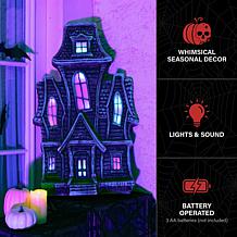Haunted Hill Farm 2-Ft. Haunted House Flatback Décor