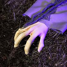 Haunted Hill Farm 2.8-Ft. Rising Zombie Animatronic
