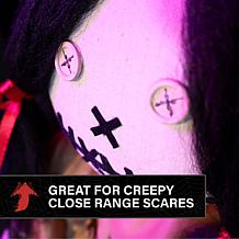 Haunted Hill Farm 2.9-Ft. Standing Animated Creepy Doll Animatronic