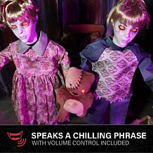 Haunted Hill Farm 3-Ft. Apocalypse Twins Animatronic