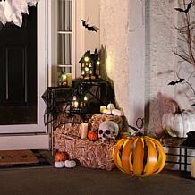 Haunted Hill Farm 3-Piece Spooky Lighted LED Haunted House Set