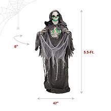 Haunted Hill Farm 5.5-Ft. Standing Stretching Reaper Animatronic
