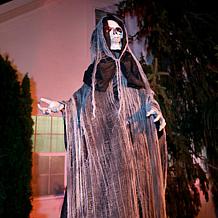 Haunted Hill Farm 7.1-Ft. Standing Animated Reaper Animatronic