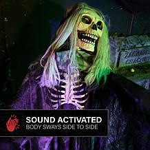 Haunted Hill Farm 7.4-Ft. Floating Reaper Animatronic