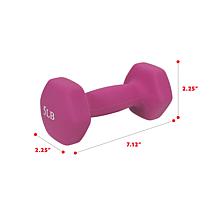 Health & Fitness 5lb Neoprene Dumbbells