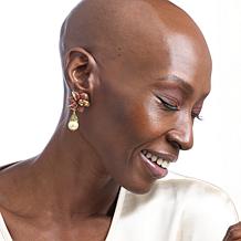 Heidi Daus Alluring Amaryllis Crystal Drop Earrings