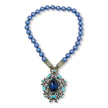 Heidi Daus "Dare to Dazzle" Convertible Pin/Pendant and Necklace Set