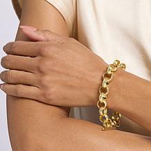 Heidi Daus Elegant Essentials Friendship Rolo Deluxe Chain Bracelet