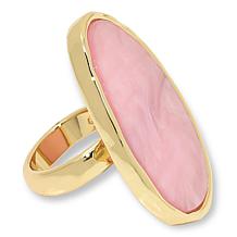 Heidi Daus Heidi Illustrated Simulated Mother-of-Pearl Solitaire Ring