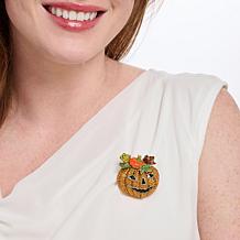 Heidi Daus Playful Pumpkin Pin