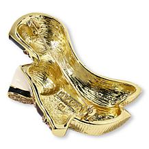 Heidi Daus "Rodeo Rhapsody" Crystal and Enamel Pin