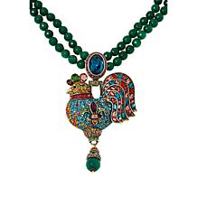 Heidi Daus "Rule the Roost" Crystal Beaded Drop Necklace