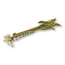 Heidi Daus Scallion Crystal Pin