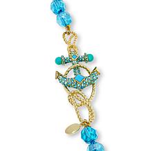 Heidi Daus Ship Bottom 46-1/2" Anchor Clasp Beaded Necklace