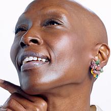 Heidi Daus Spring Awakening Floral-Inspired Crystal Earrings