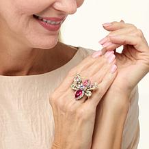 Heidi Daus "Summer Bug" Crystal Ring