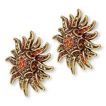 Heidi Daus Sun Queen Crystal Earrings
