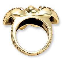 Heidi Daus Three's a Charm Crystal Elephant Ring