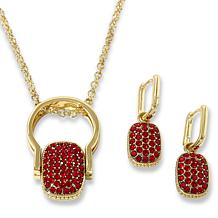 Heidi Daus You're Gonna Flip Pavé Crystal Convertible Jewelry Set