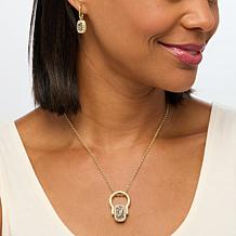 Heidi Daus You're Gonna Flip Pavé Crystal Convertible Jewelry Set