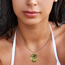 Heights Jewelers Gold-Plated Queen Nefertiti's Medallion Necklace