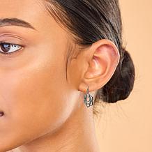 Heights Jewelers Sterling Silver Sacral Chakra Earrings