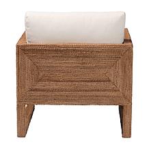 Helina Bohemian Arm Chair with Woven Seagrass
