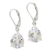 Herkimer Mines "Diamond" Quartz Drop Leverback Earrings